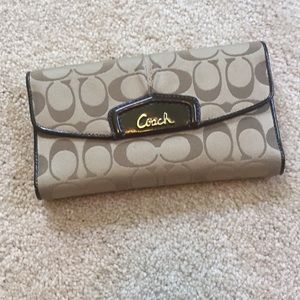Large coach wallet